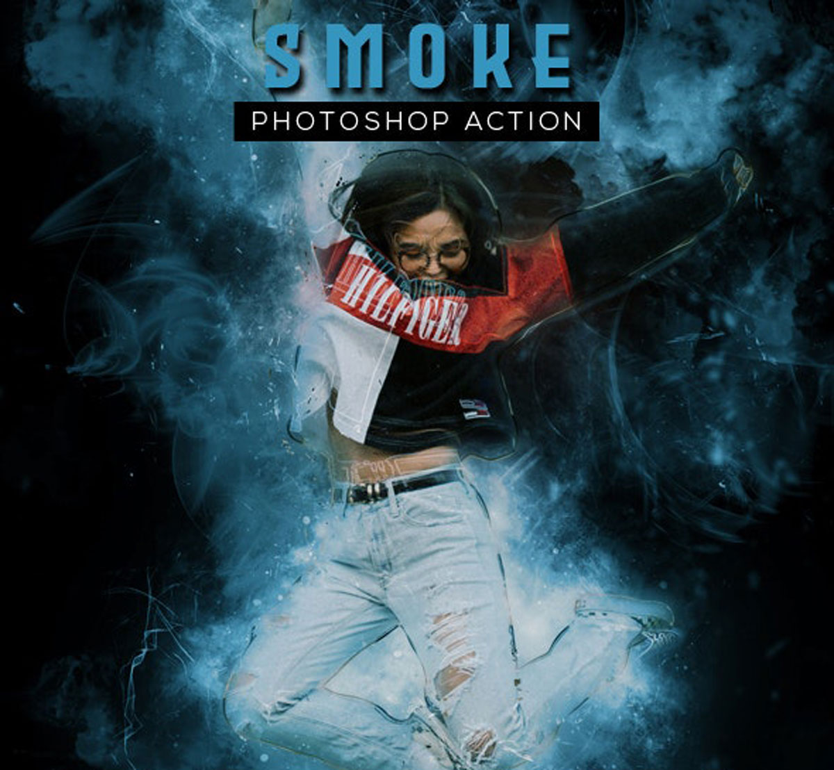 GraphicRiver - Smoke Photoshop Action 27098975