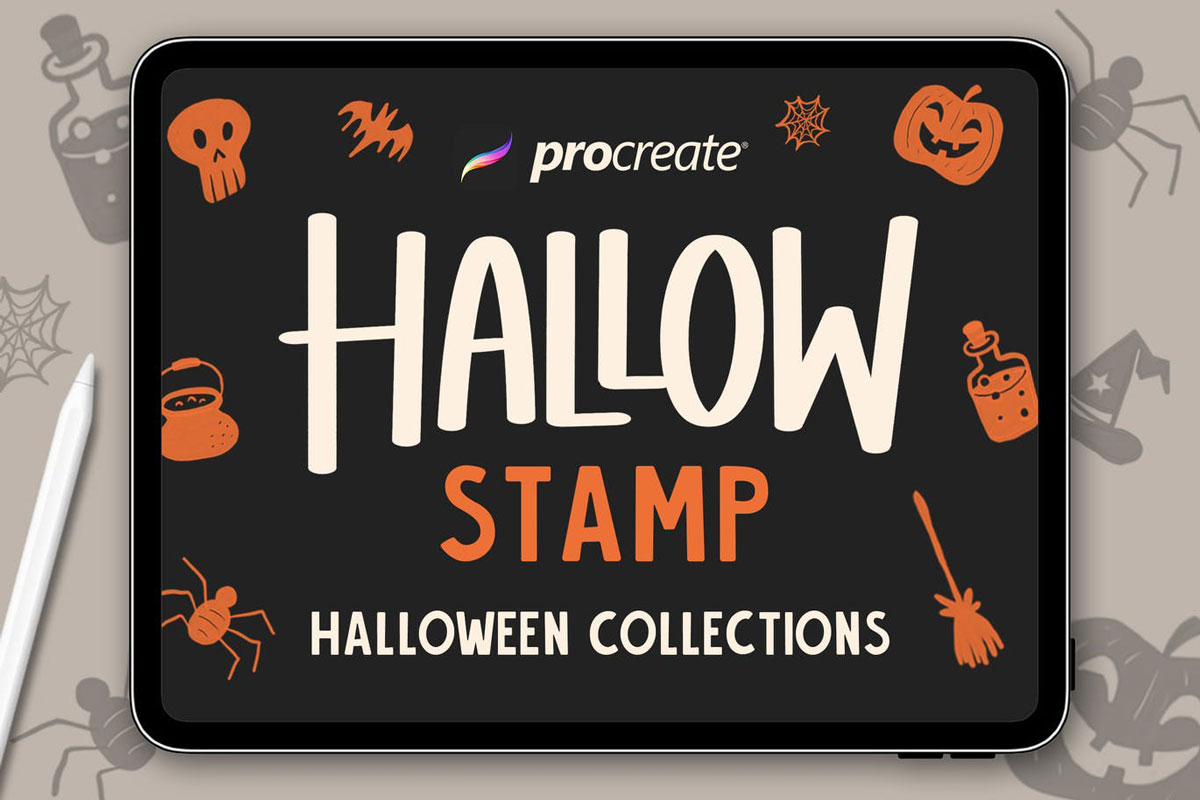 Hallow Stamp - Procreate Brush