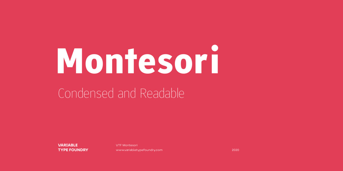 Montesori Font Family