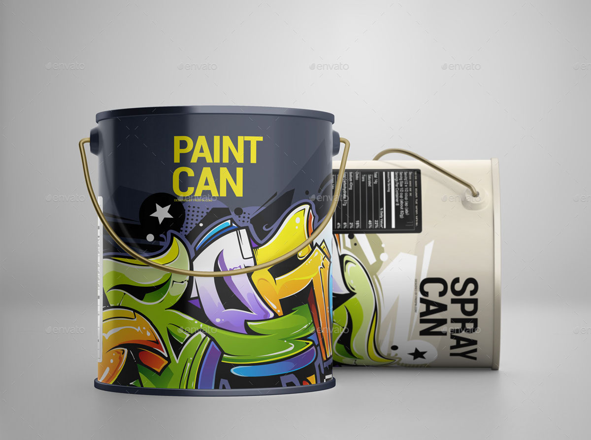 Paint Can Mockup 24030529