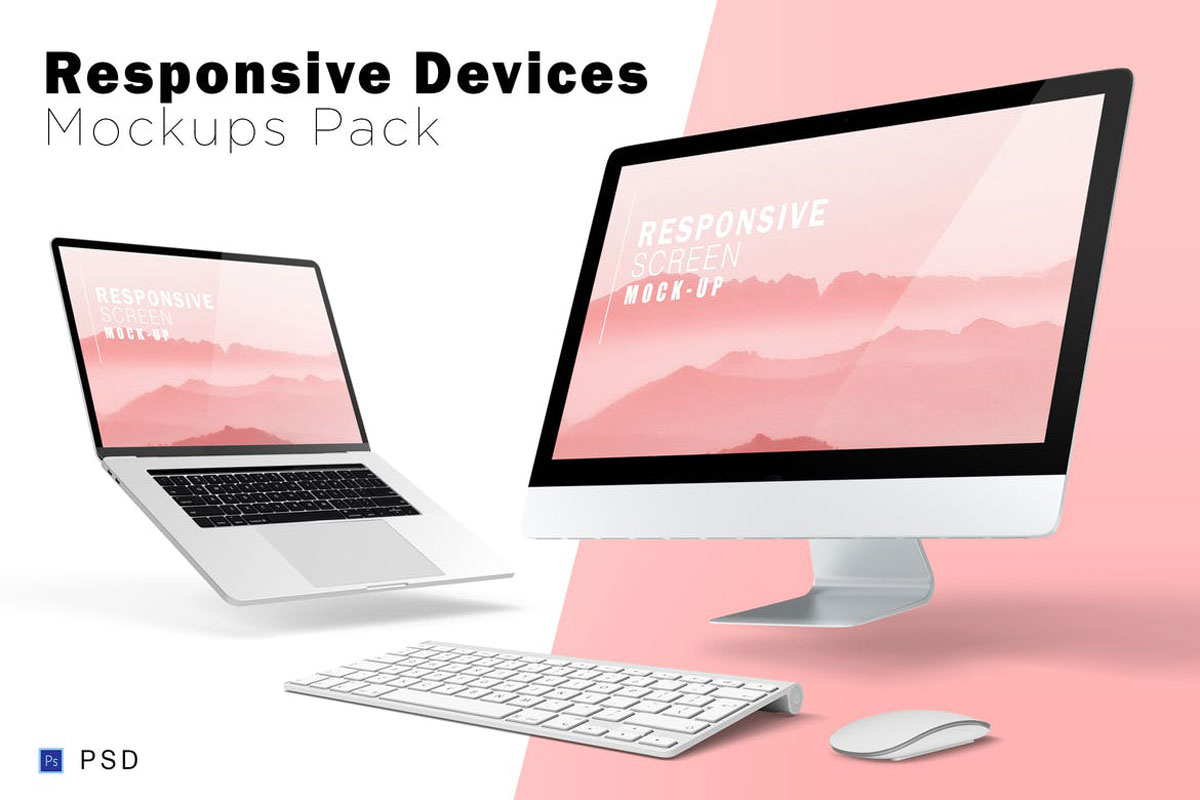 Responsive Devices Mockups Pack