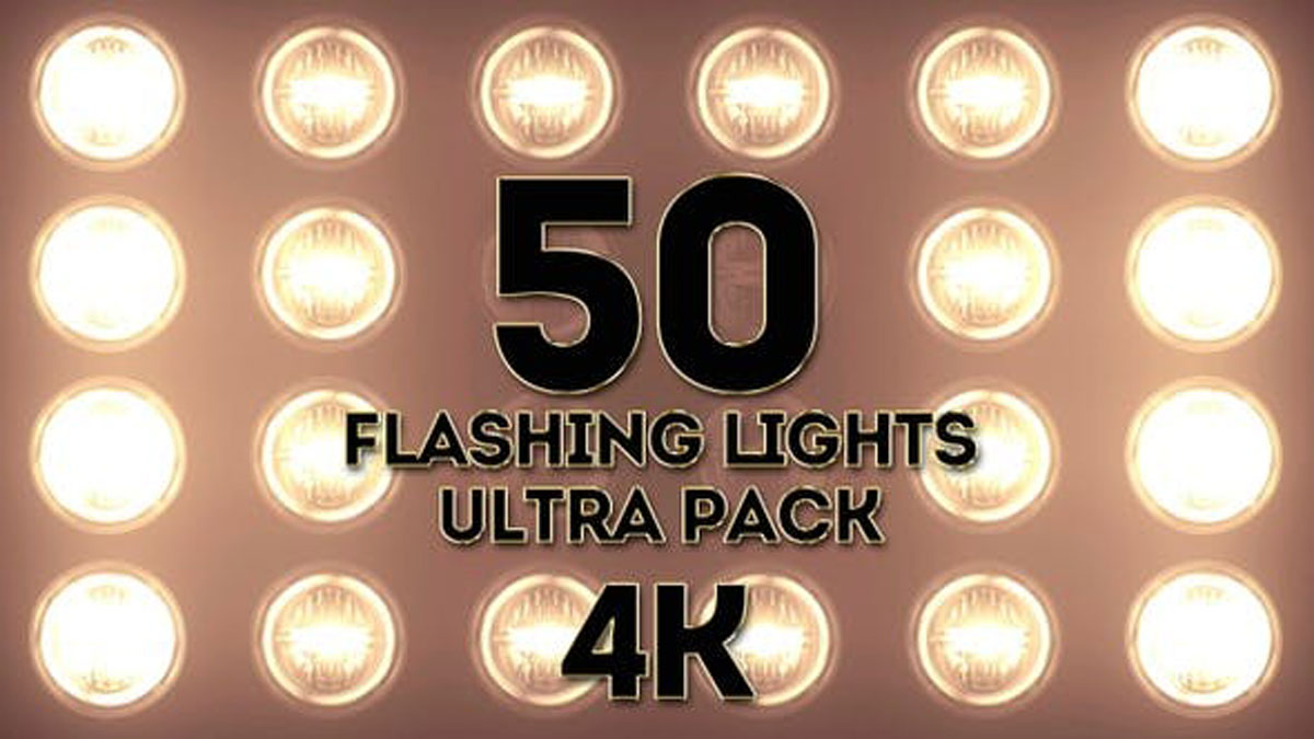 Videohive Lights Flashing Ultra Pack 4K 23260414