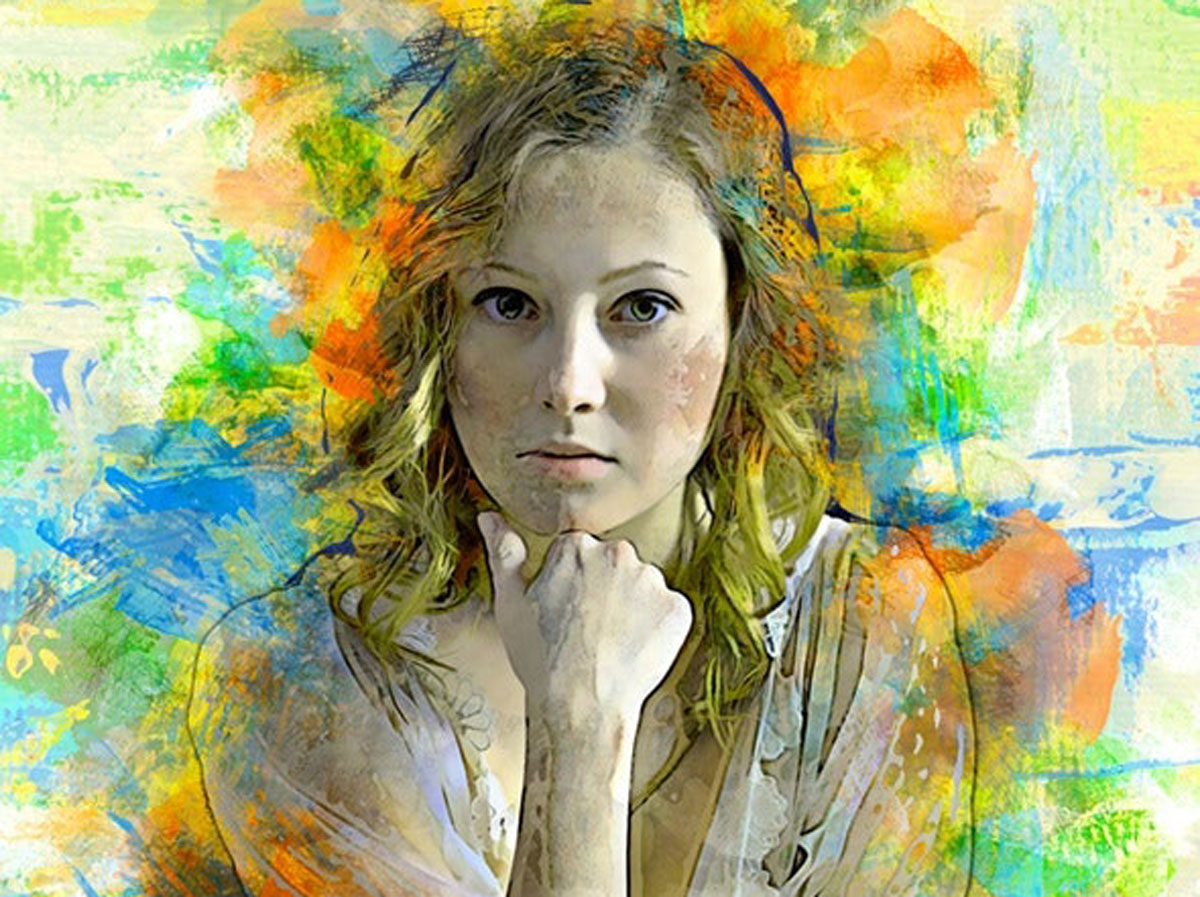 Watercolor Art Photoshop action 27320070