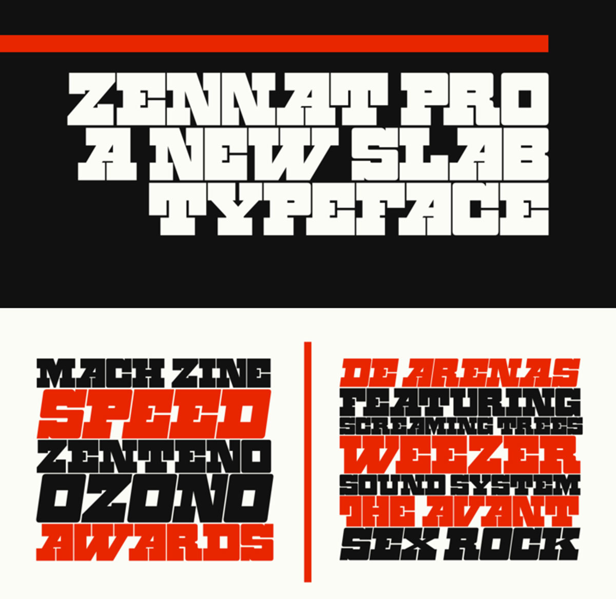 Zennat Pro Font Family - 8 Fonts