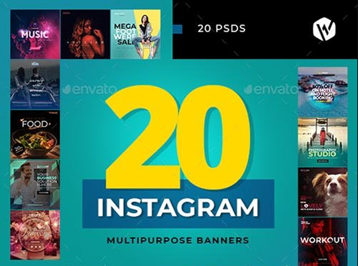 20 Instagram Banners 27718234