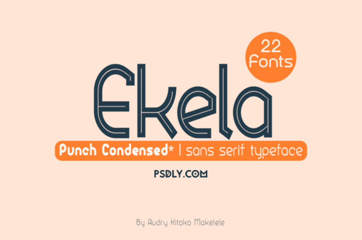 Ekela Punch Condensed Font