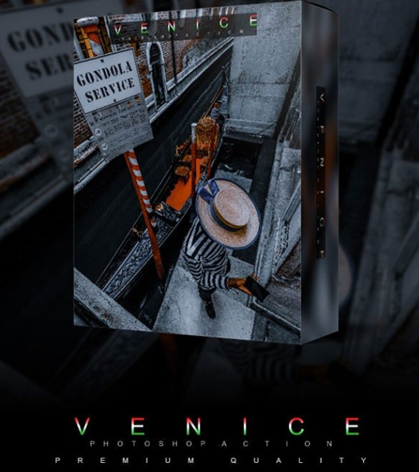 Famous City's / VENICE - Photoshop Action 26810410