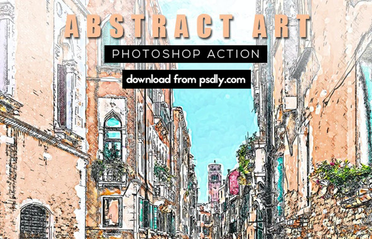 GraphicRiver Abstract Art Photoshop Action 26571334