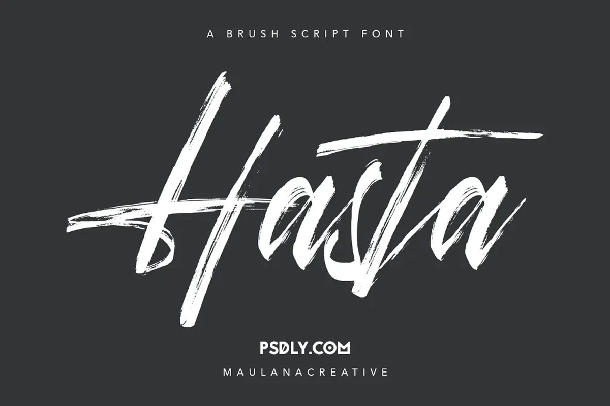Hasta Brush Script Font