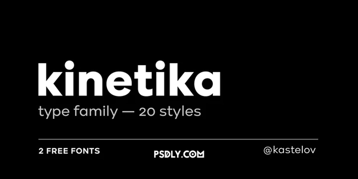 Kinetika Font Family