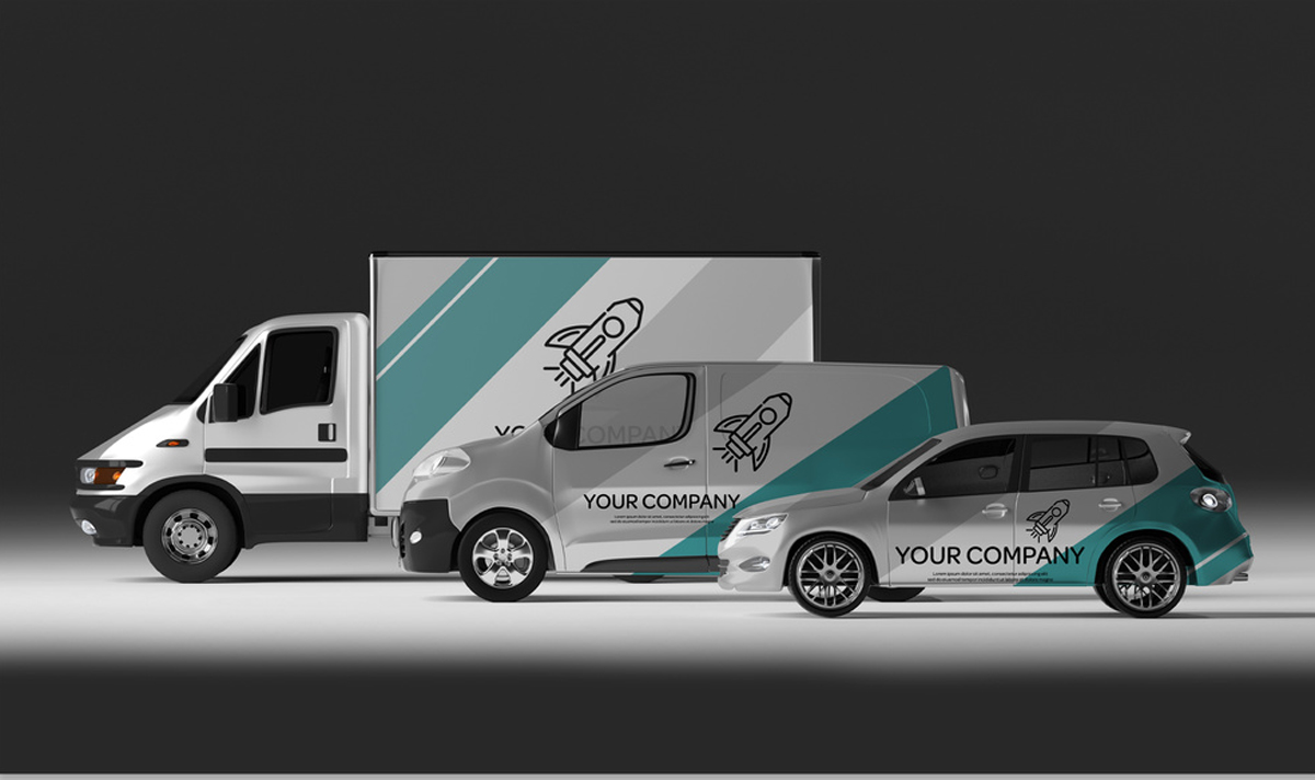 Mockup of a Series of Vehicles 369518039