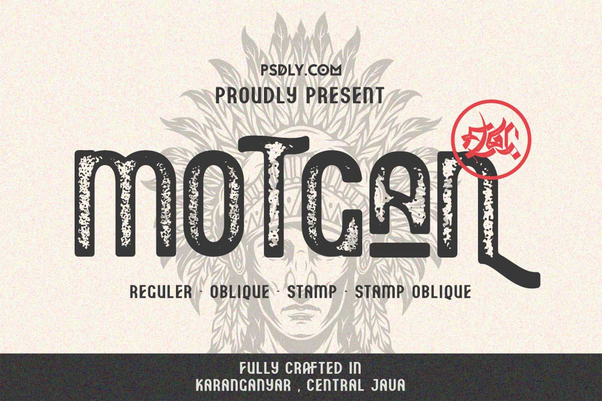 Motgan - Vintage Font 781727