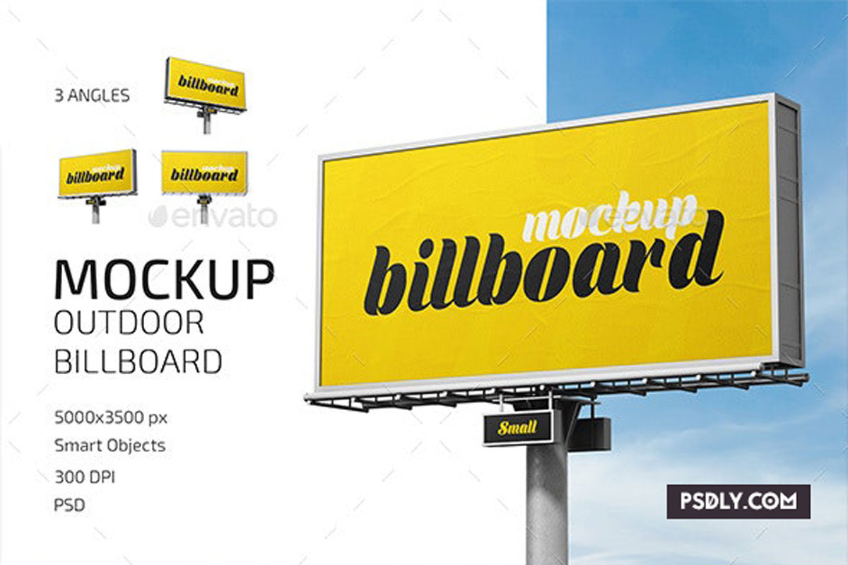 Outdoor Billboard Mockup Set 27902752