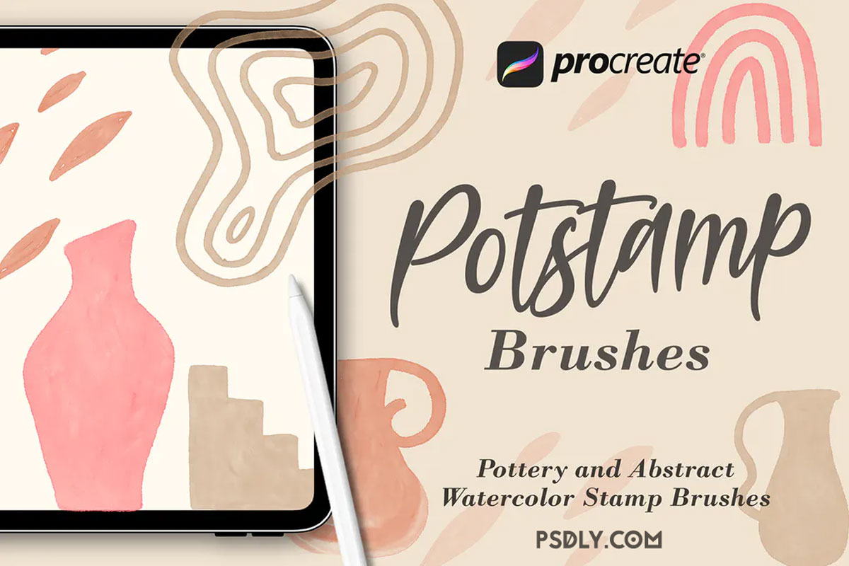 Potstamp - Procreat Brushes