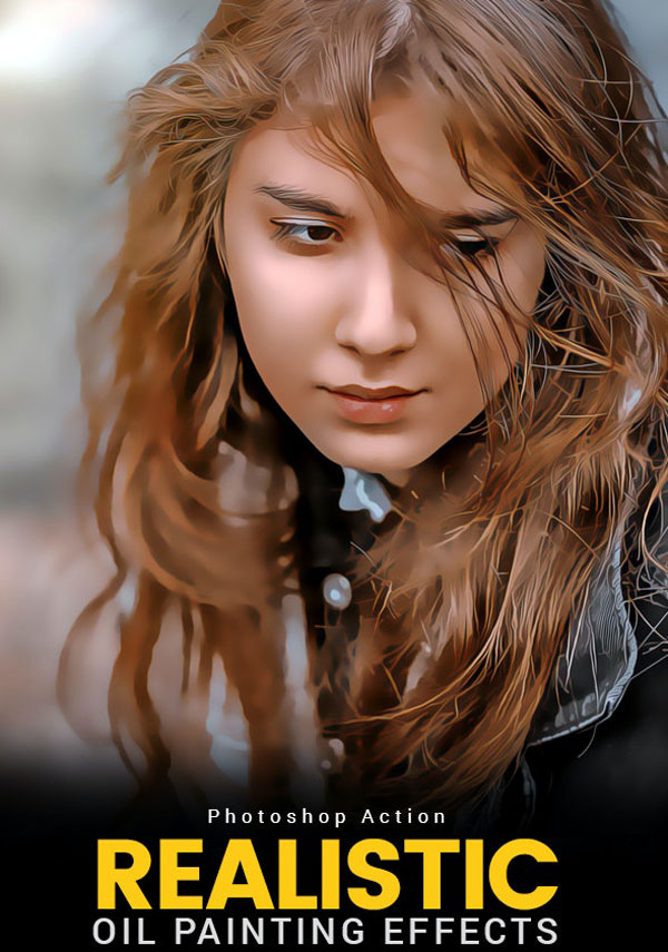 Realistic Oil Paint Action 27008623