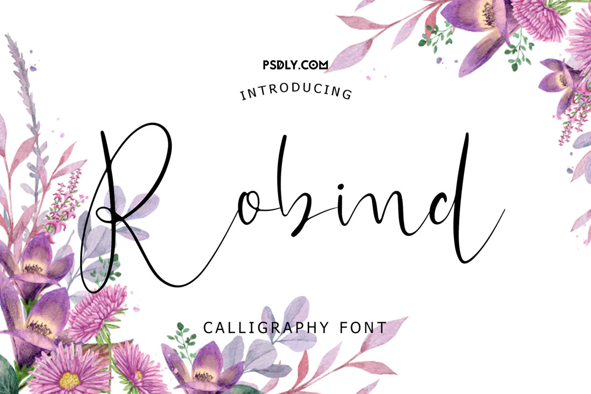 Robind Calligraphy Font