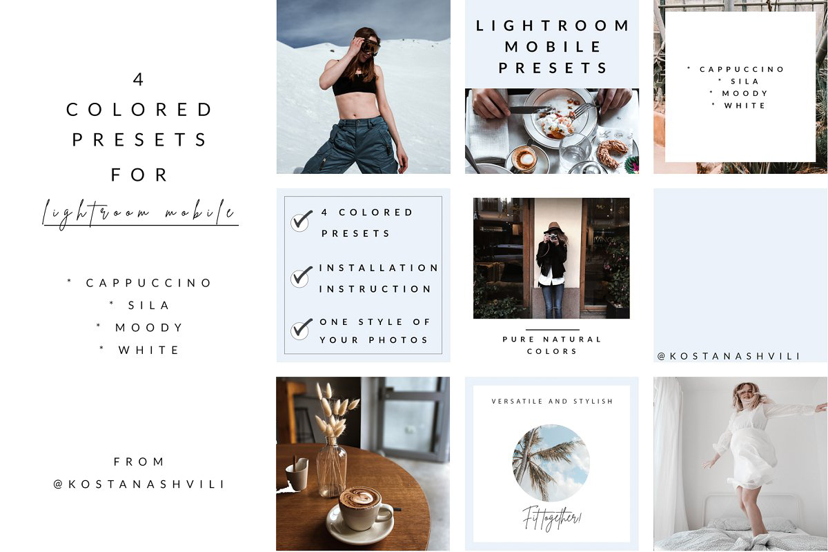 Stylish presets for Lightroom Mobile 4794481
