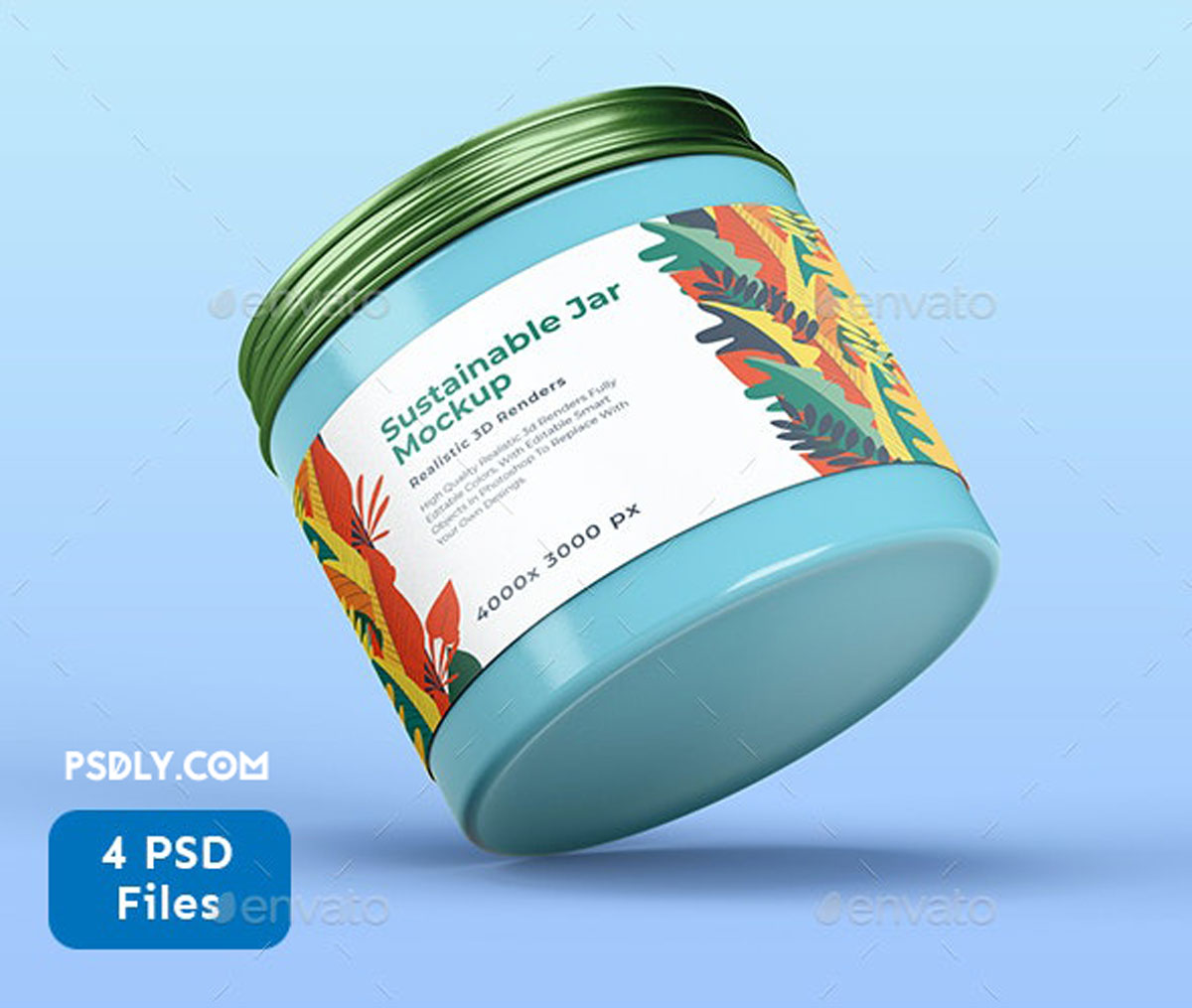Sustainable Jar Mockup 26477469