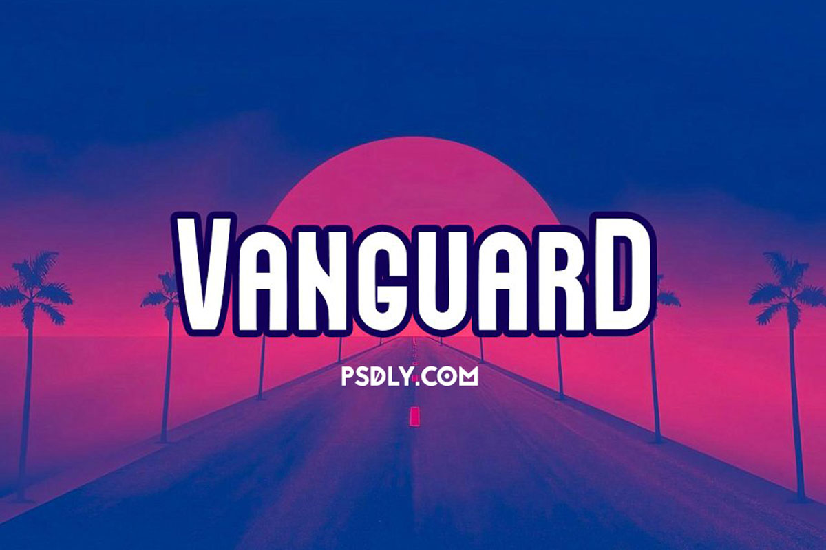 VANGUARD NeoRetro Display Typeface 5262644