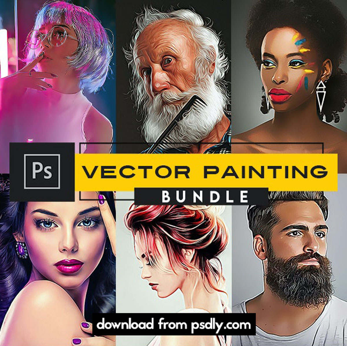 Vector Painting Photoshop Actions 27982210