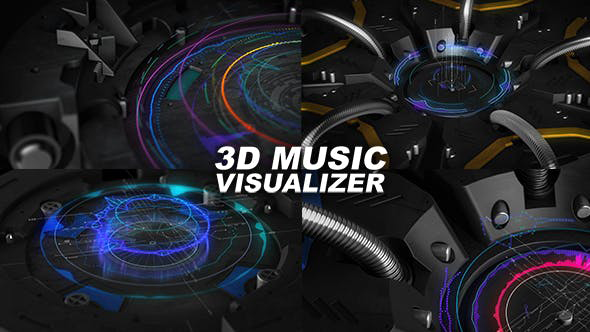 Videohive 3D Music Visualizer 18328303