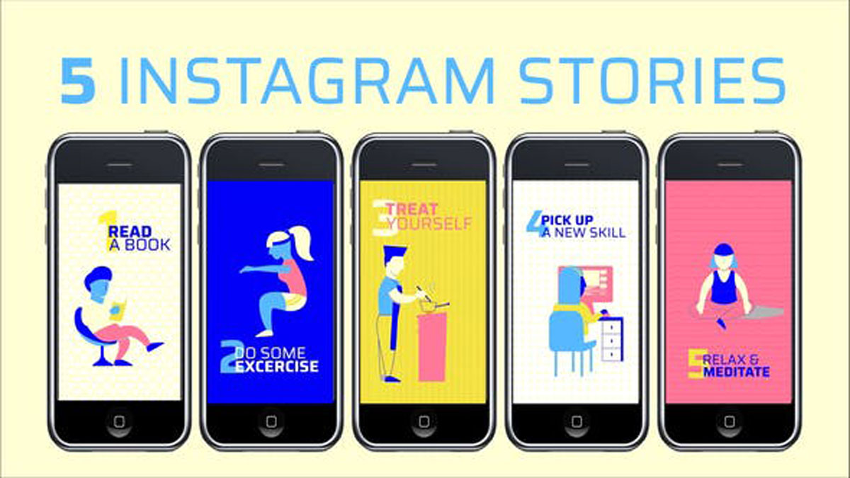 Videohive 5 Instagram stories for staying home in lockdown 26592158