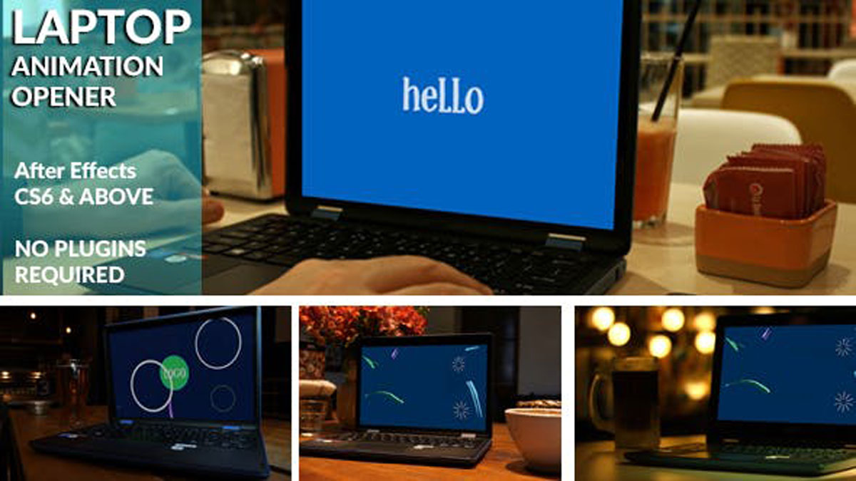 Videohive Animated Laptop Opener 20970542