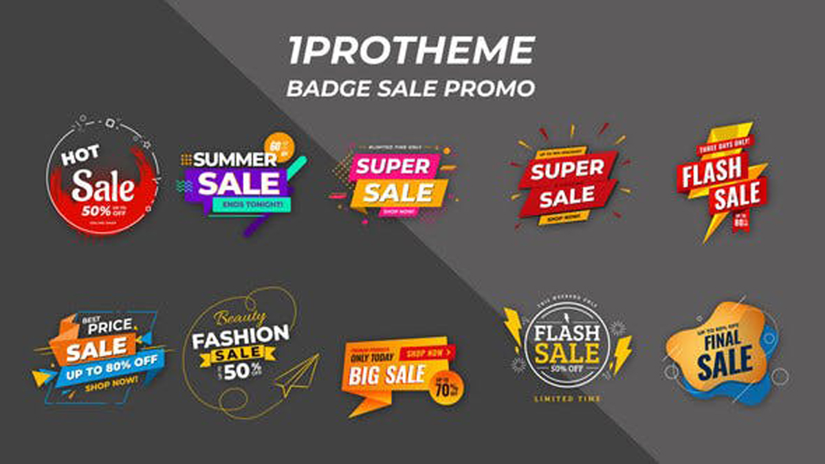 Videohive Badges Sale Promo V15 28141957