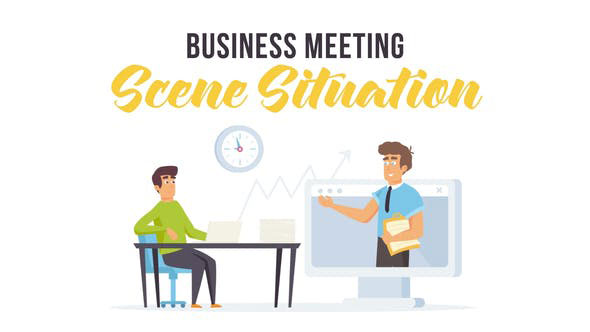 Videohive Business meeting Scene Situation 28256278