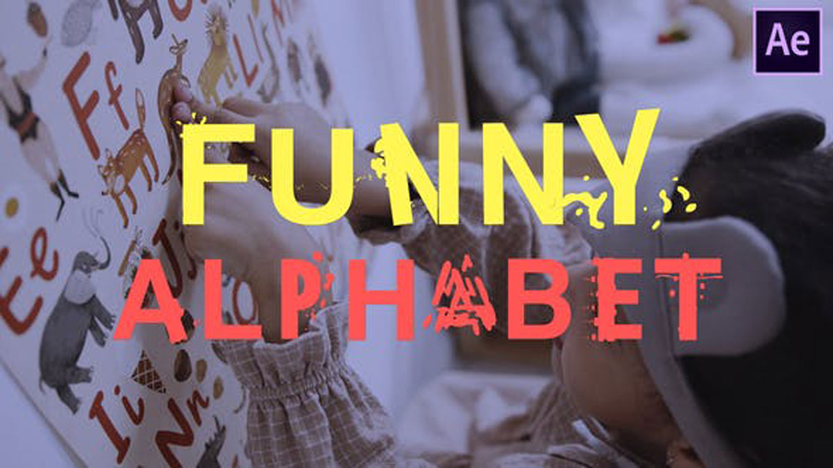 Videohive Funny Alphabet After Effects 28000907