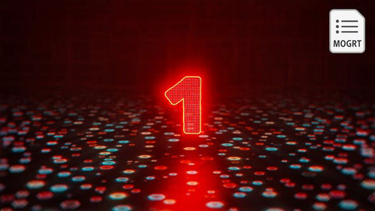 Videohive Glitch Countdown Title 27880369