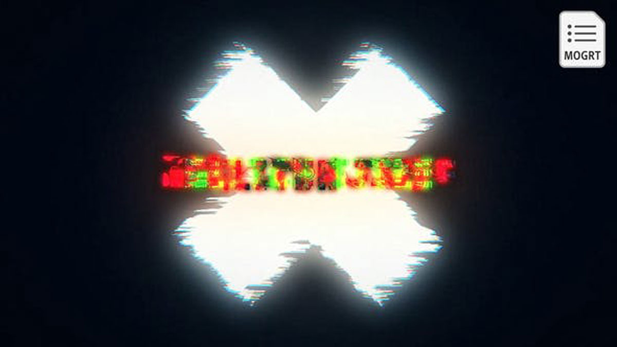 Videohive Glow Glitch Title Reveal 27880565