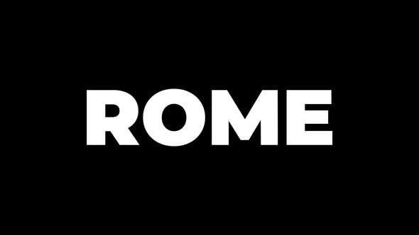 Videohive ROME Titles 27925383