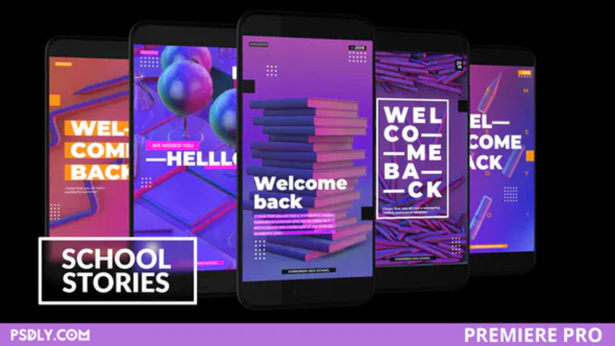 Videohive School Instagram Stories for Premiere 27909305