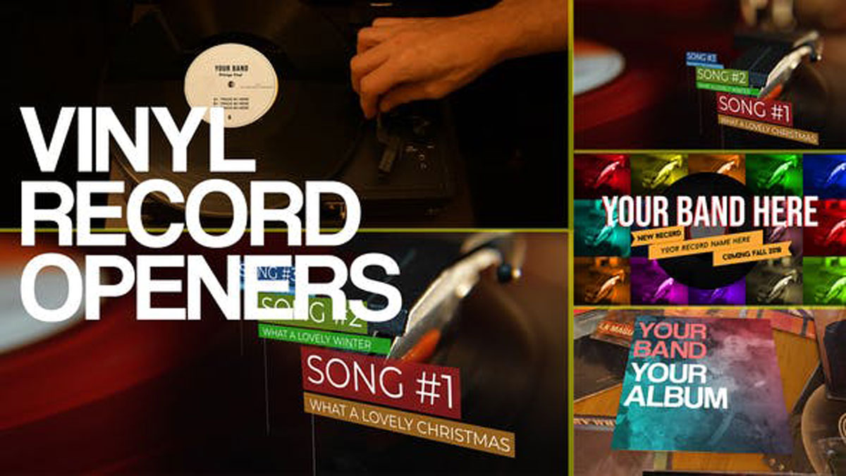 Videohive Vinyl Record Openers 22493384