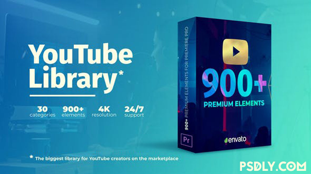 Videohive Youtube Pack Transitions & Assets 27009072