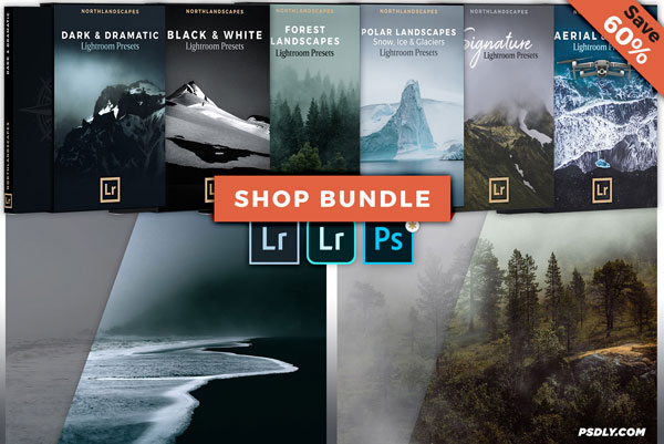NorthLandscapes - 6 Professional Lightroom Preset Packs for Landscape & Travel Photography