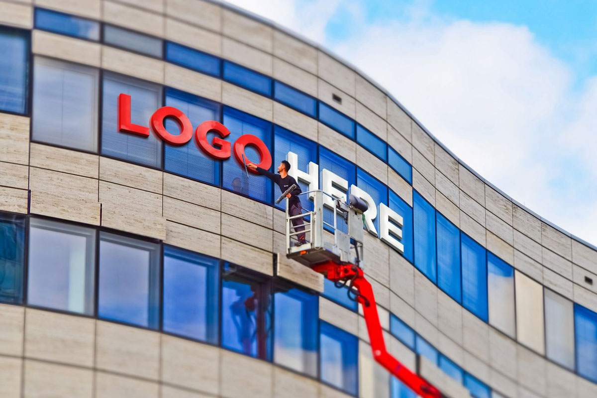 Famous Company Free Logo Mockup