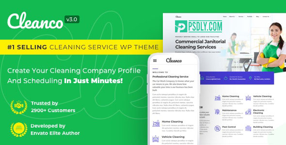 ThemeForest Cleanco v3.2.0 Cleaning Service Company WordPress Theme 9460728