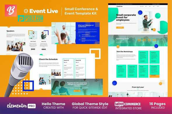 ThemeForest EventLive v1.0 Small Conference & Event Template Kit 28397980ThemeForest EventLive v1.0 Small Conference & Event Template Kit 28397980