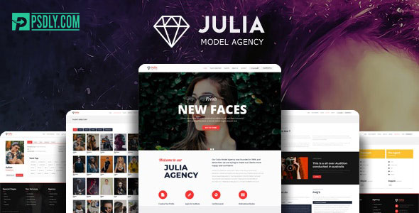 ThemeForest Julia v2.0.7 Talent Management WordPress Theme 13291157