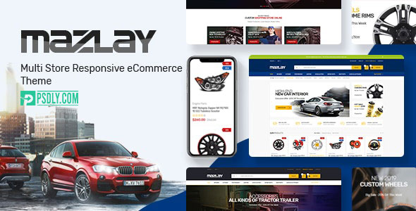 ThemeForest Mazlay v1.0 Car Accessories Prestashop Theme 28430102