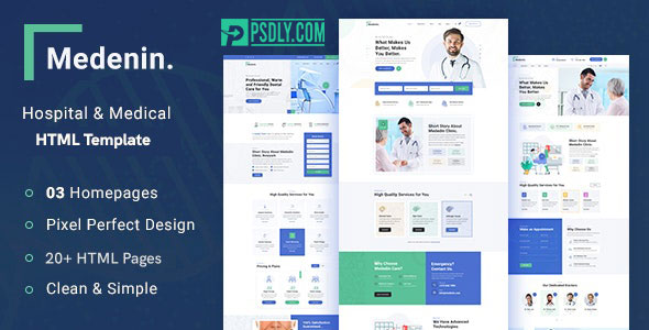 ThemeForest Medenin v1.0 Medical & Health Website Template 28360174