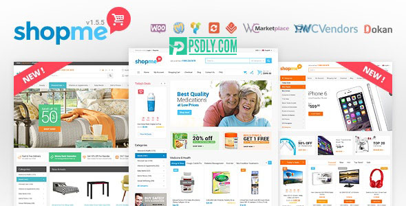 ThemeForest ShopMe v1.5.5 Multi Vendor Woocommerce WordPress Theme 12701244