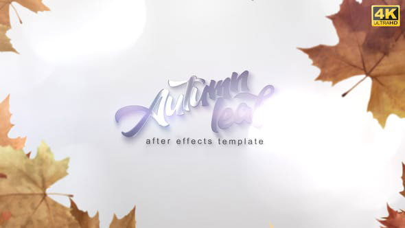 Videohive Autumn Leaf Reveal 28291191
