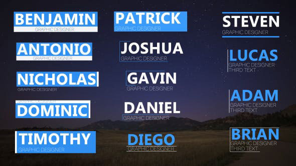 Videohive Clean Lower Thirds 13923070