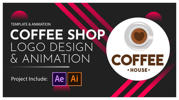 Videohive Coffee Shop Logo Design and Animation 28601763