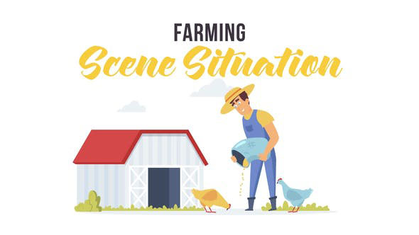 Videohive Farming Scene Situation 28482189