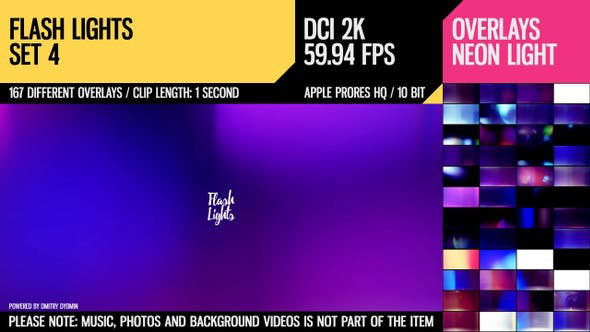 Videohive Flash Lights 2K Set 4 27247283