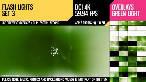 Videohive - Flash Lights (4K Set 3) - 27234631
